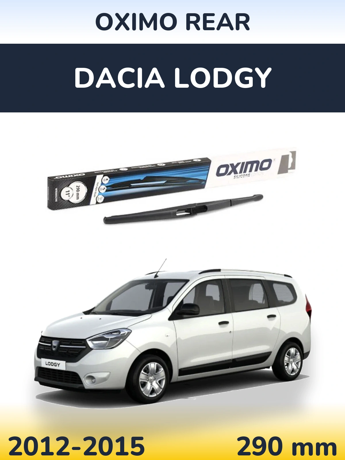 Tylna wycieraczka Oximo Rear 290 mm do Dacia Lodgy 2012-2015
