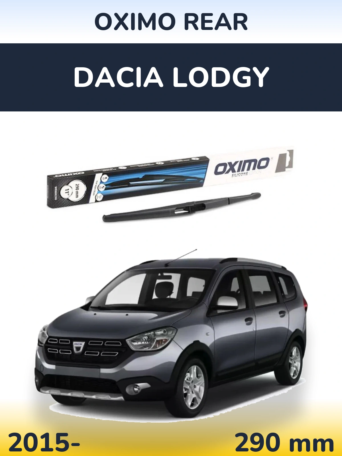 Tylna wycieraczka Oximo Rear 290 mm do Dacia Lodgy 2015-2026