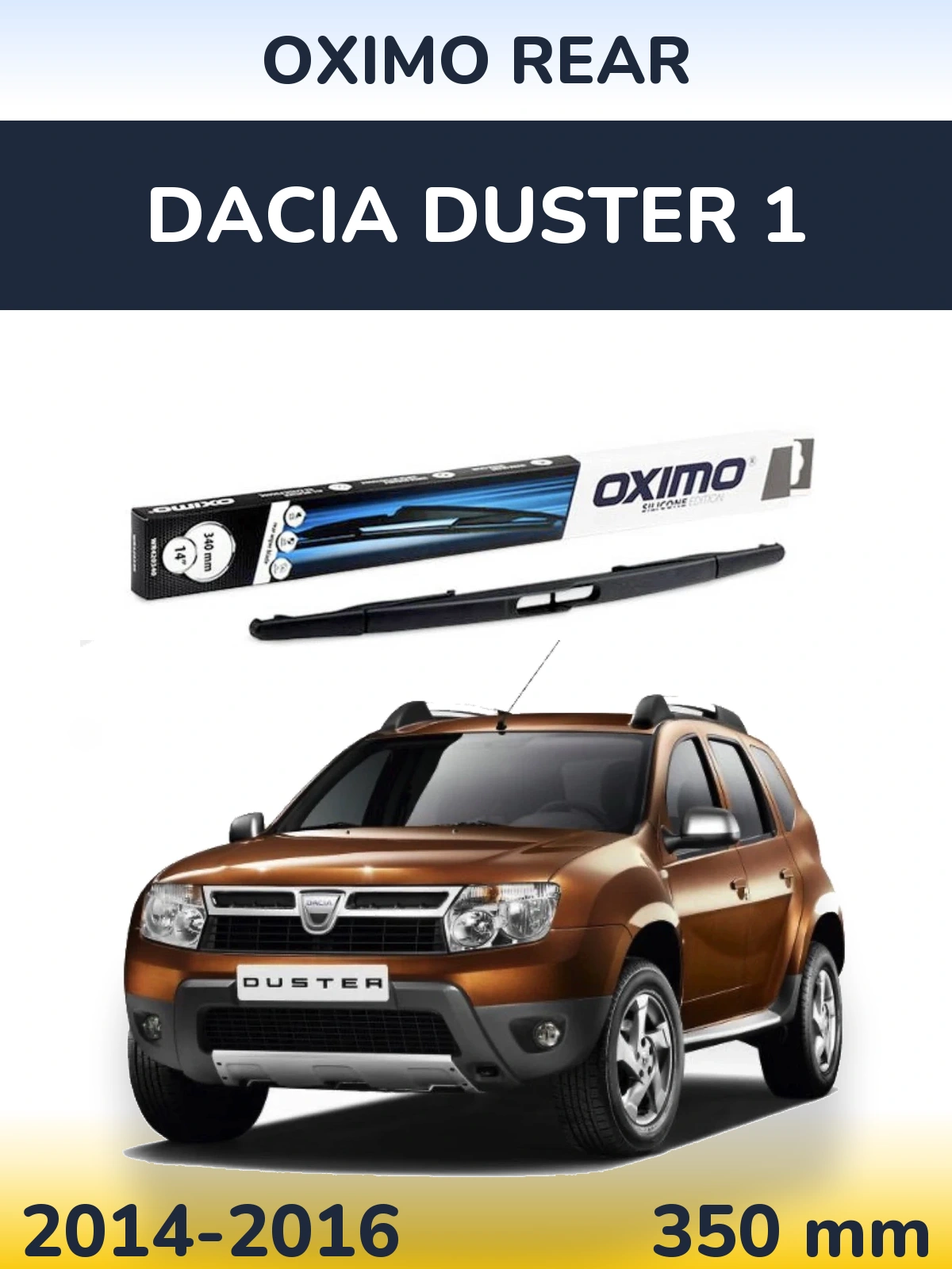 Tylna wycieraczka Oximo Rear 350 mm do Dacia Duster 1 2014-2016
