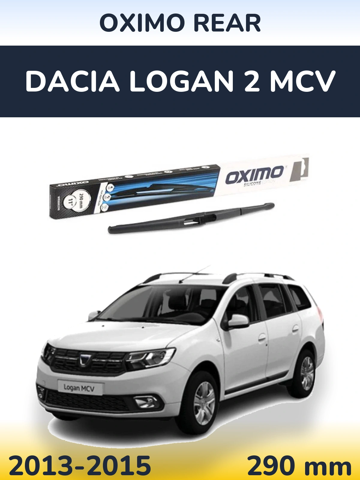 Tylna wycieraczka Oximo Rear 290 mm do Dacia Logan 2 MCV 2013-2015