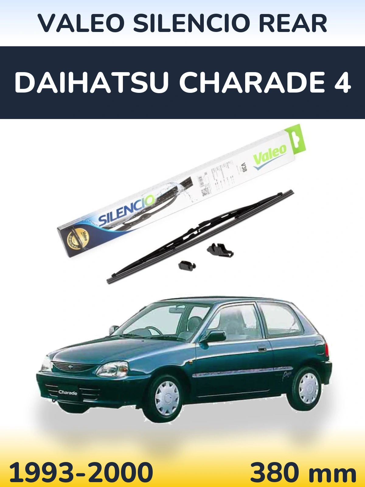 Tylna wycieraczka Valeo Silencio Rear 380 mm do Daihatsu Charade 4 1993-2000