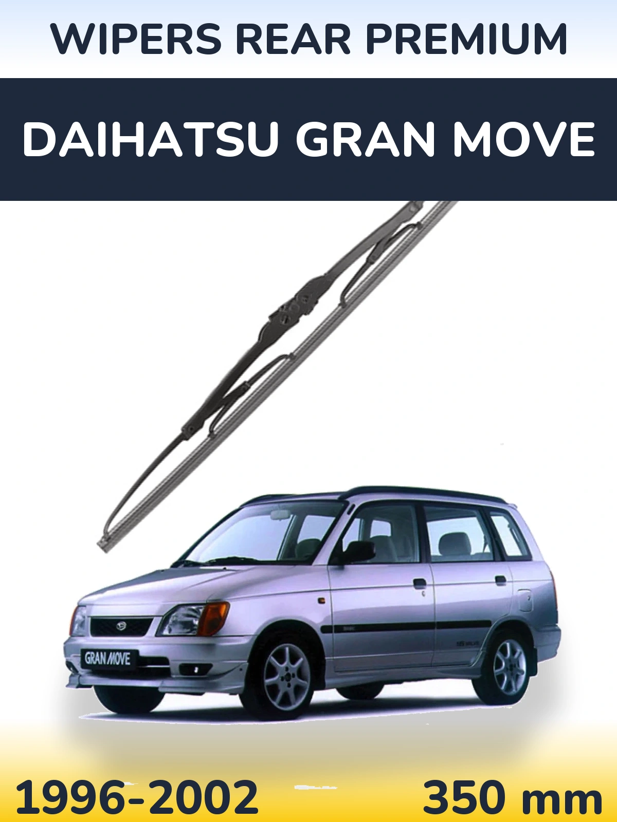 Tylna wycieraczka WIPERS REAR PREMIUM 350 mm do Daihatsu Gran Move 1996-2002
