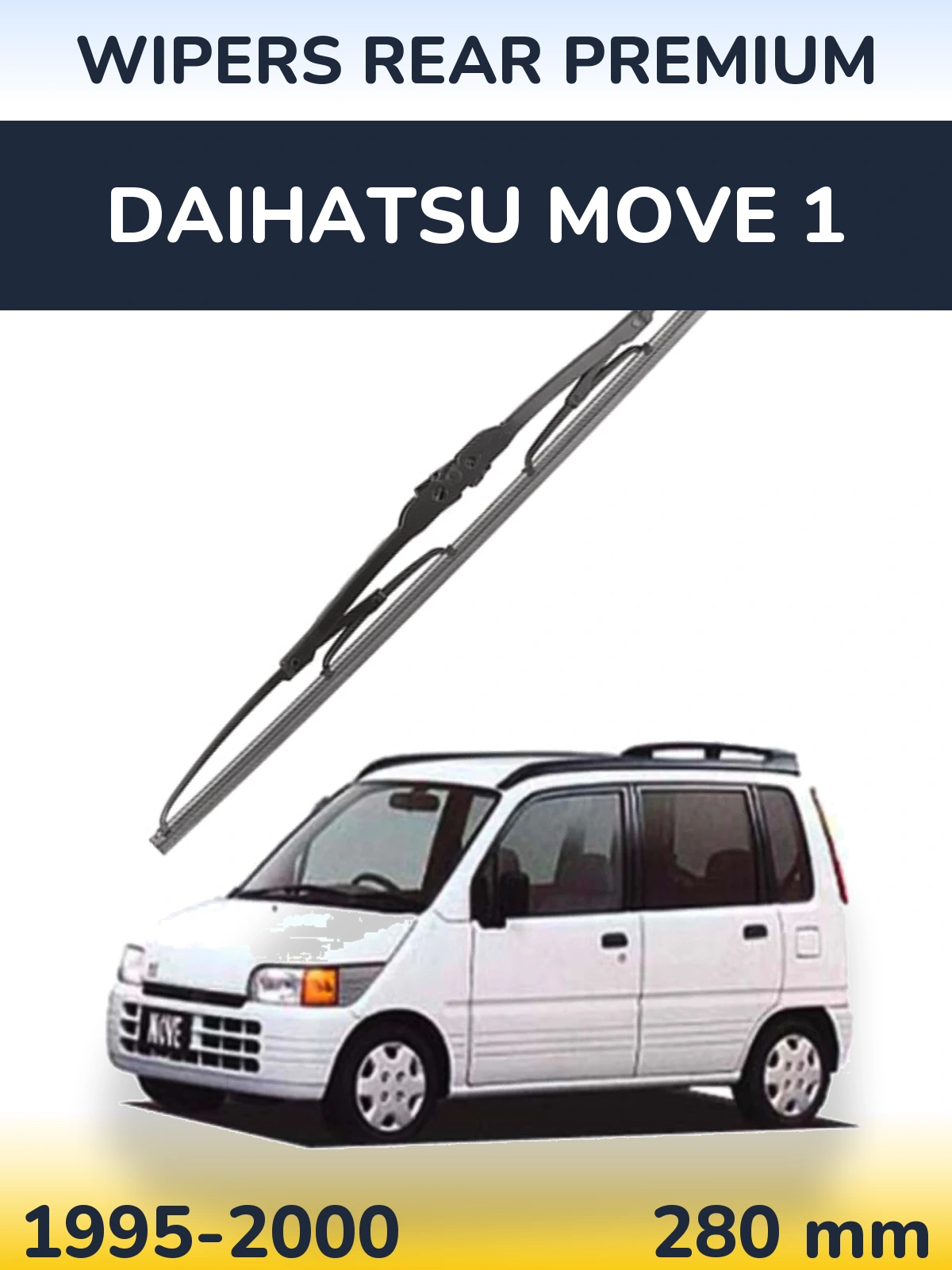 Tylna wycieraczka WIPERS REAR PREMIUM 280 mm do Daihatsu Move 1 1995-2000