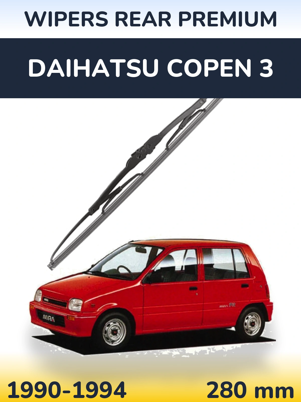 Tylna wycieraczka WIPERS REAR PREMIUM 280 mm do Daihatsu Copen 3 1990-1994