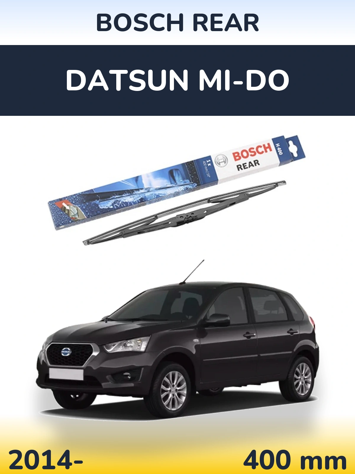 Tylna wycieraczka BOSCH Rear 400 mm do Datsun mi-DO 2014-2026