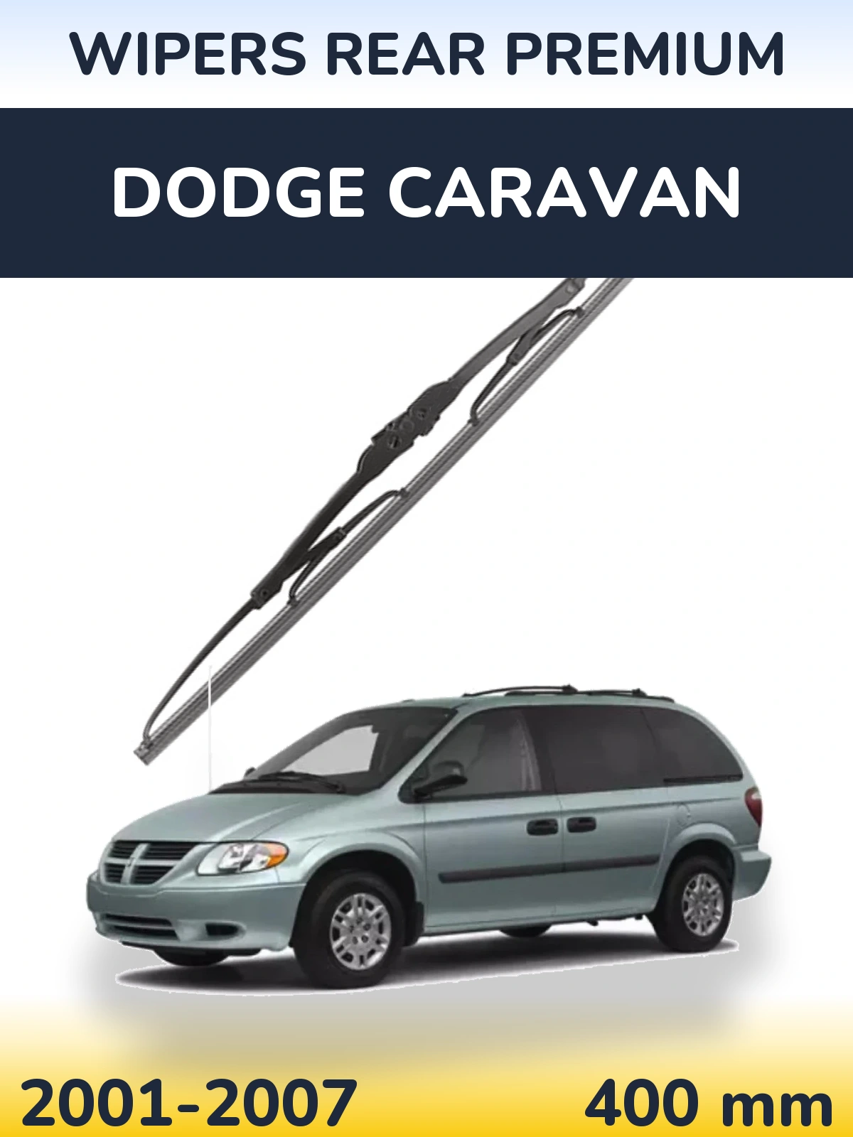 Tylna wycieraczka WIPERS REAR PREMIUM 400 mm do Dodge Caravan 2001-2007