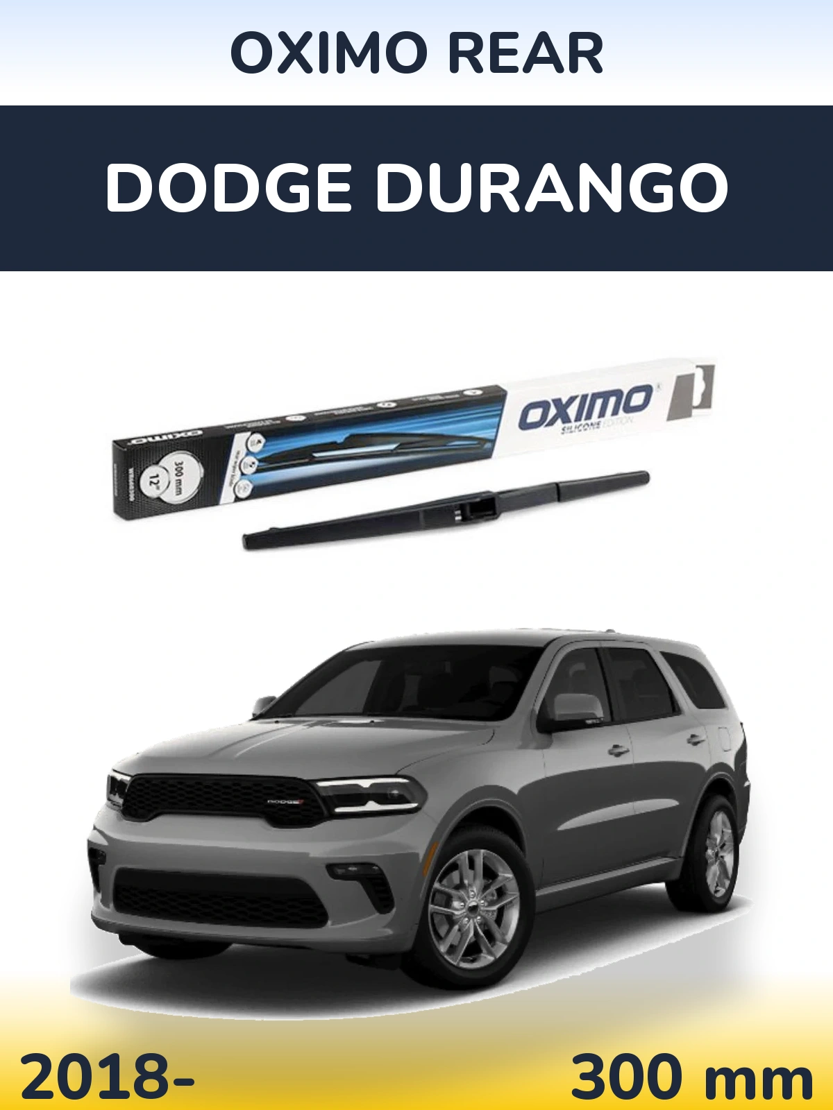 Tylna wycieraczka Oximo Rear 300 mm do Dodge Durango 2018-2026