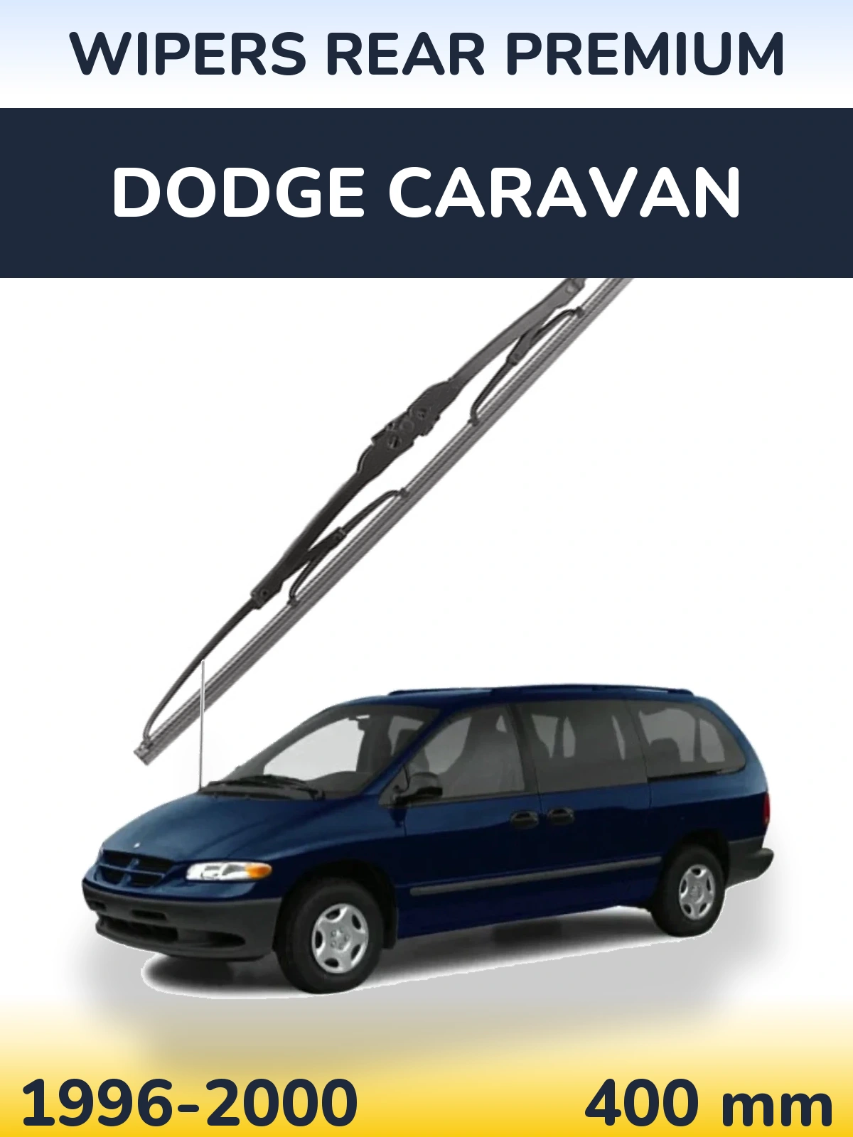 Tylna wycieraczka WIPERS REAR PREMIUM 400 mm do Dodge Caravan 1996-2000