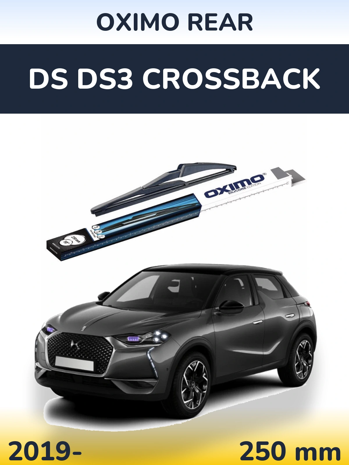 Tylna wycieraczka Oximo Rear 250 mm do DS DS3 Crossback 2019-2026