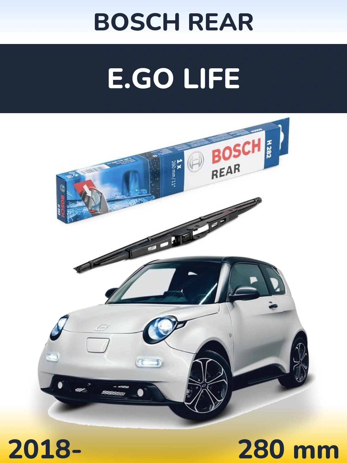 Tylna wycieraczka BOSCH Rear 280 mm do E.GO life 2018-2026
