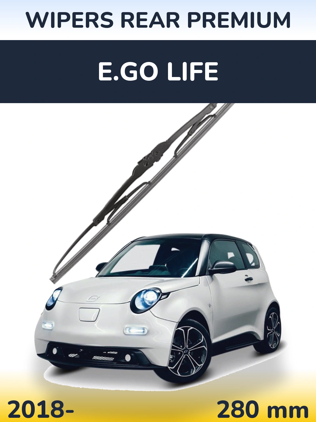 Задний дворник WIPERS REAR PREMIUM 280 мм для E.GO life 2018-2026