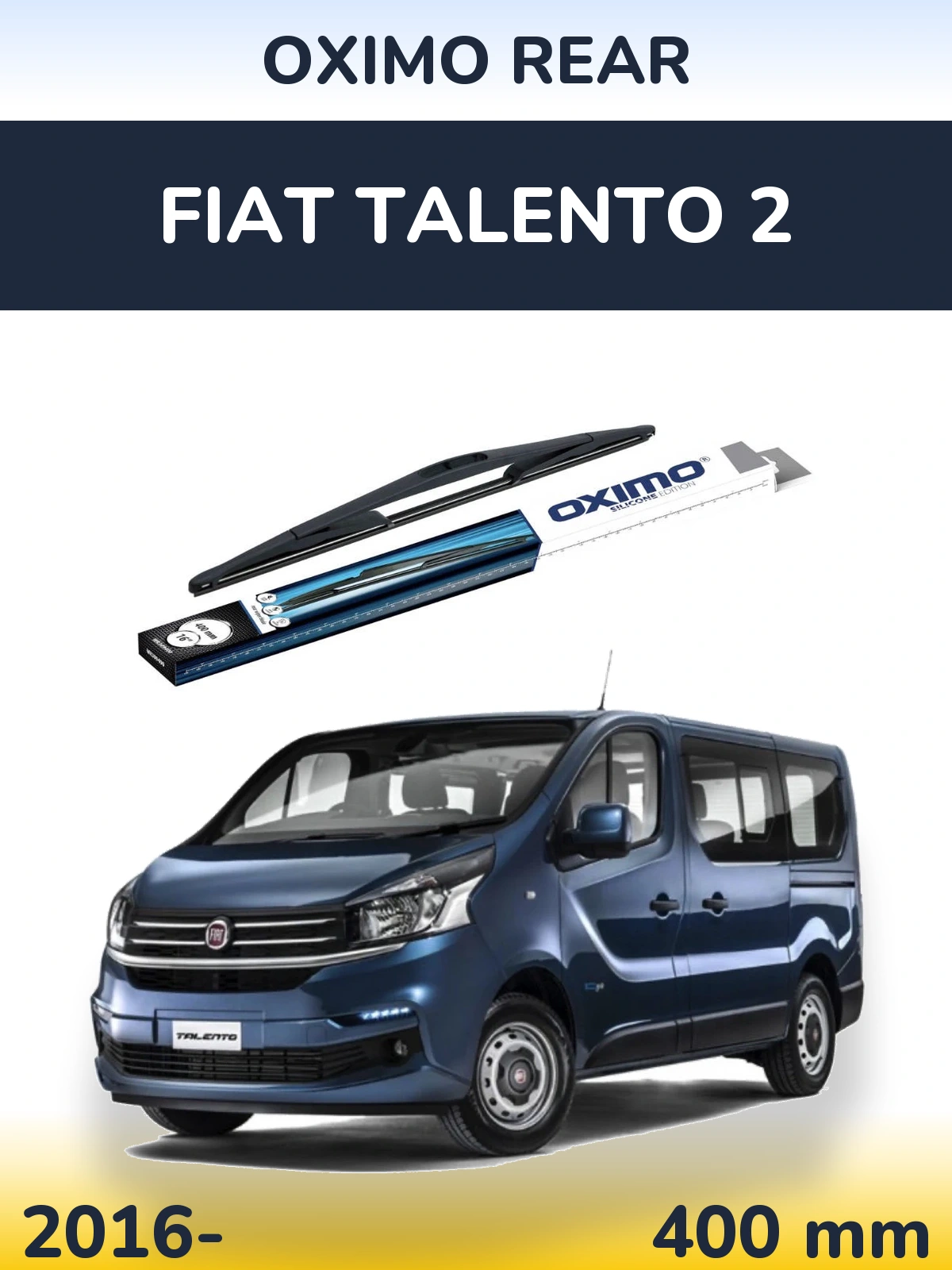 Tylna wycieraczka Oximo Rear 400 mm do Fiat Talento 2 2016-2026
