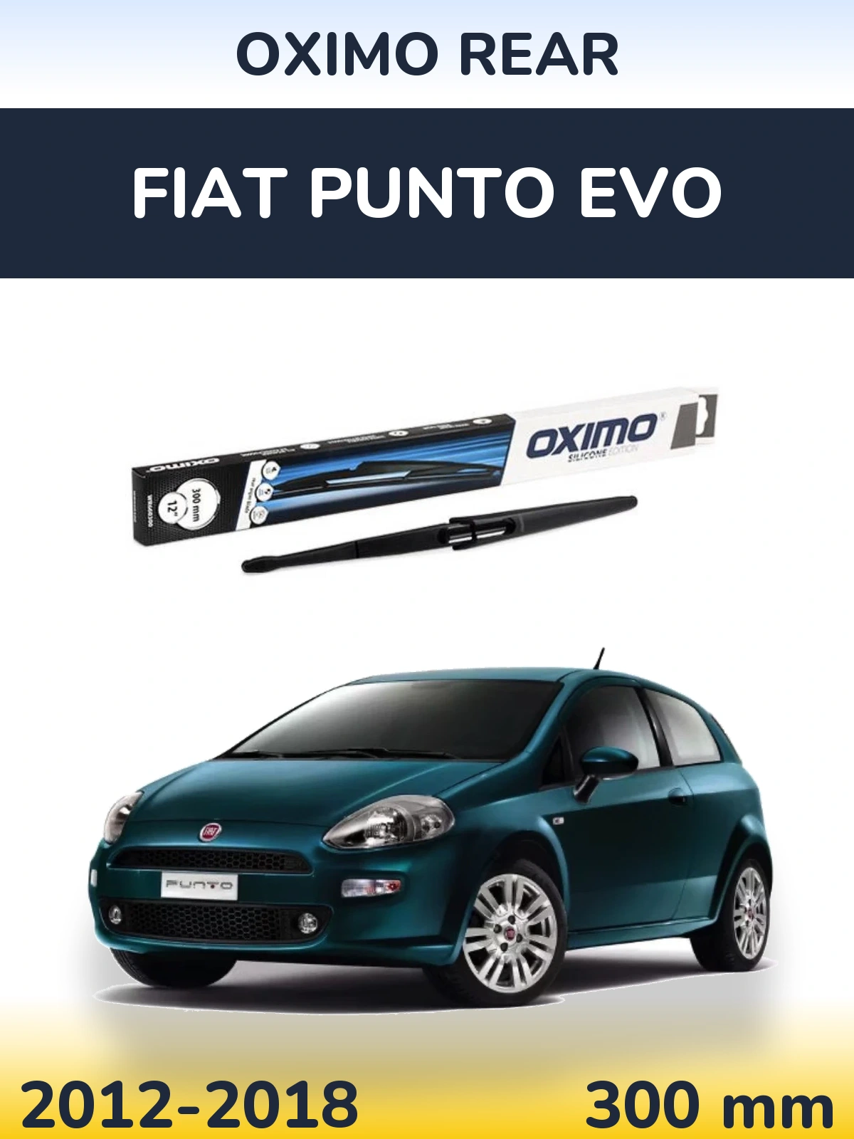 Tylna wycieraczka Oximo Rear 300 mm do Fiat Punto Evo 2012-2018
