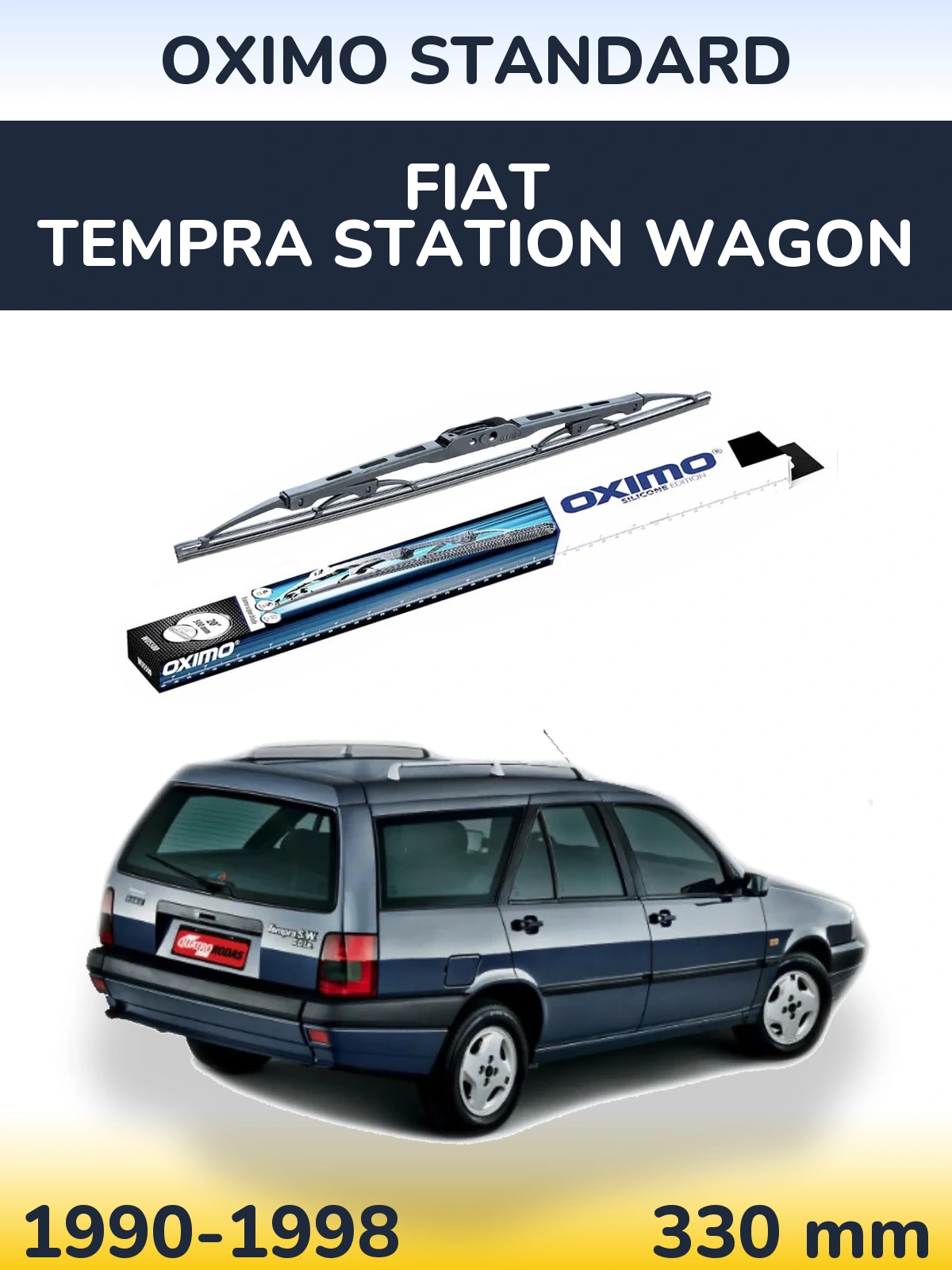 Tylna wycieraczka Oximo Standard 325 mm do Fiat Tempra Station Wagon 1990-1998