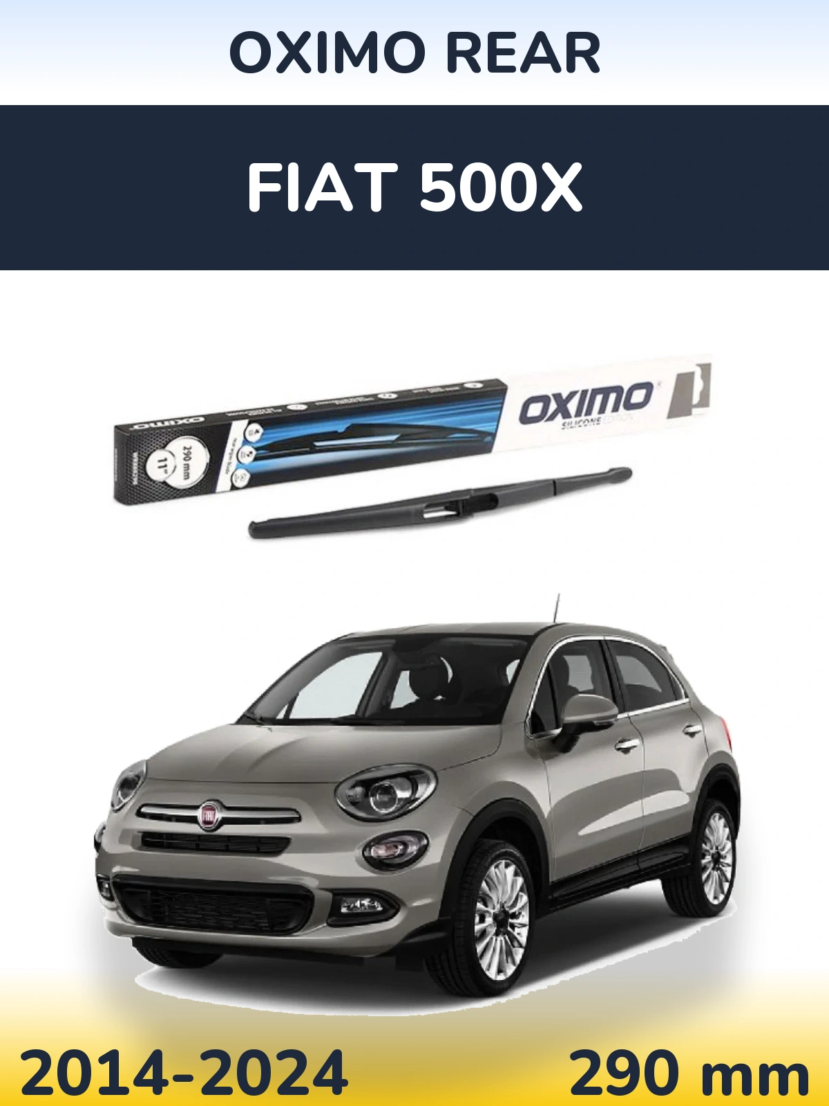 Tylna wycieraczka Oximo Rear 290 mm do Fiat 500X 2014-2024