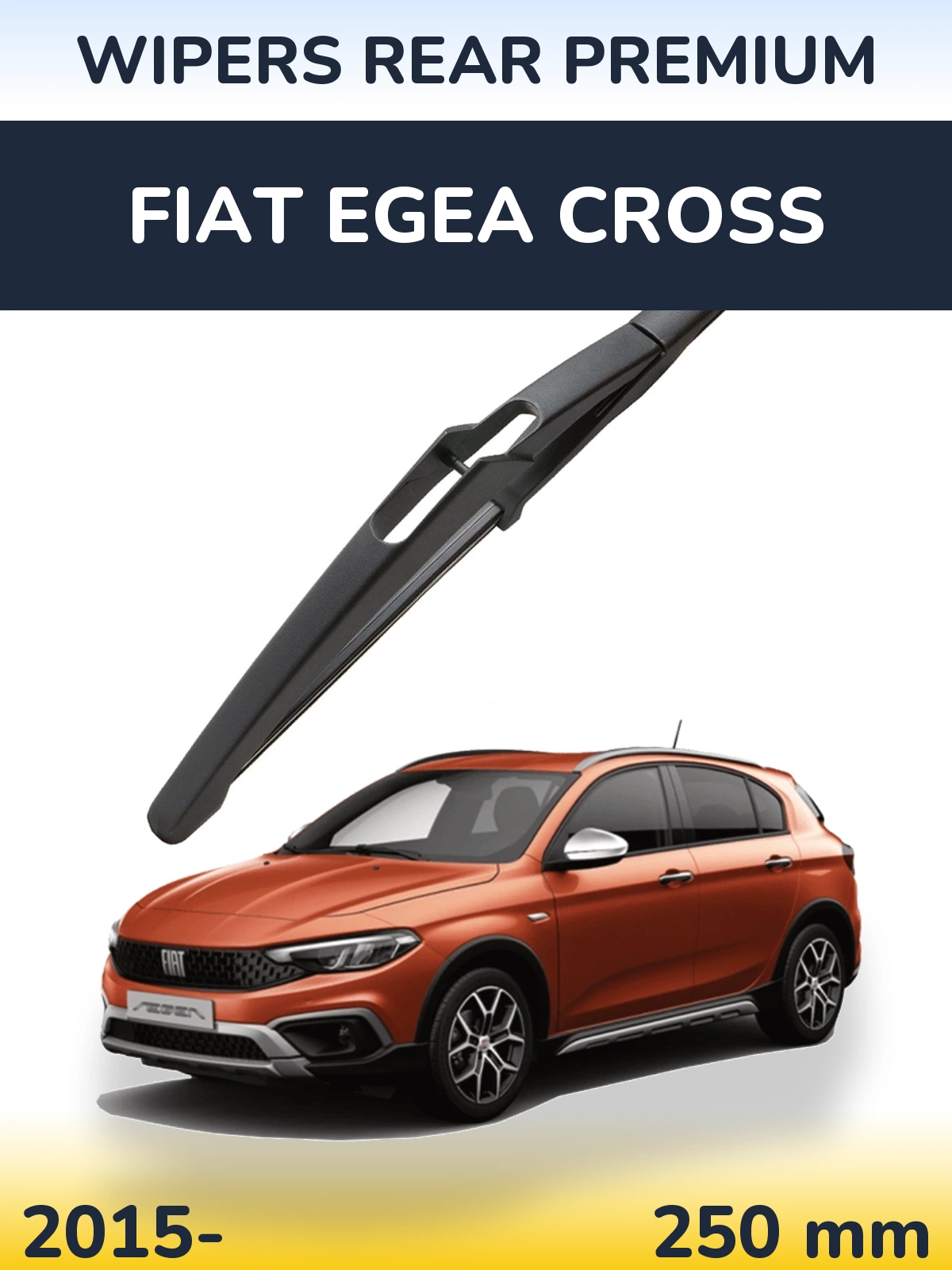 Tylna wycieraczka WIPERS REAR PREMIUM 250 mm do Fiat Egea Cross 2015-2026