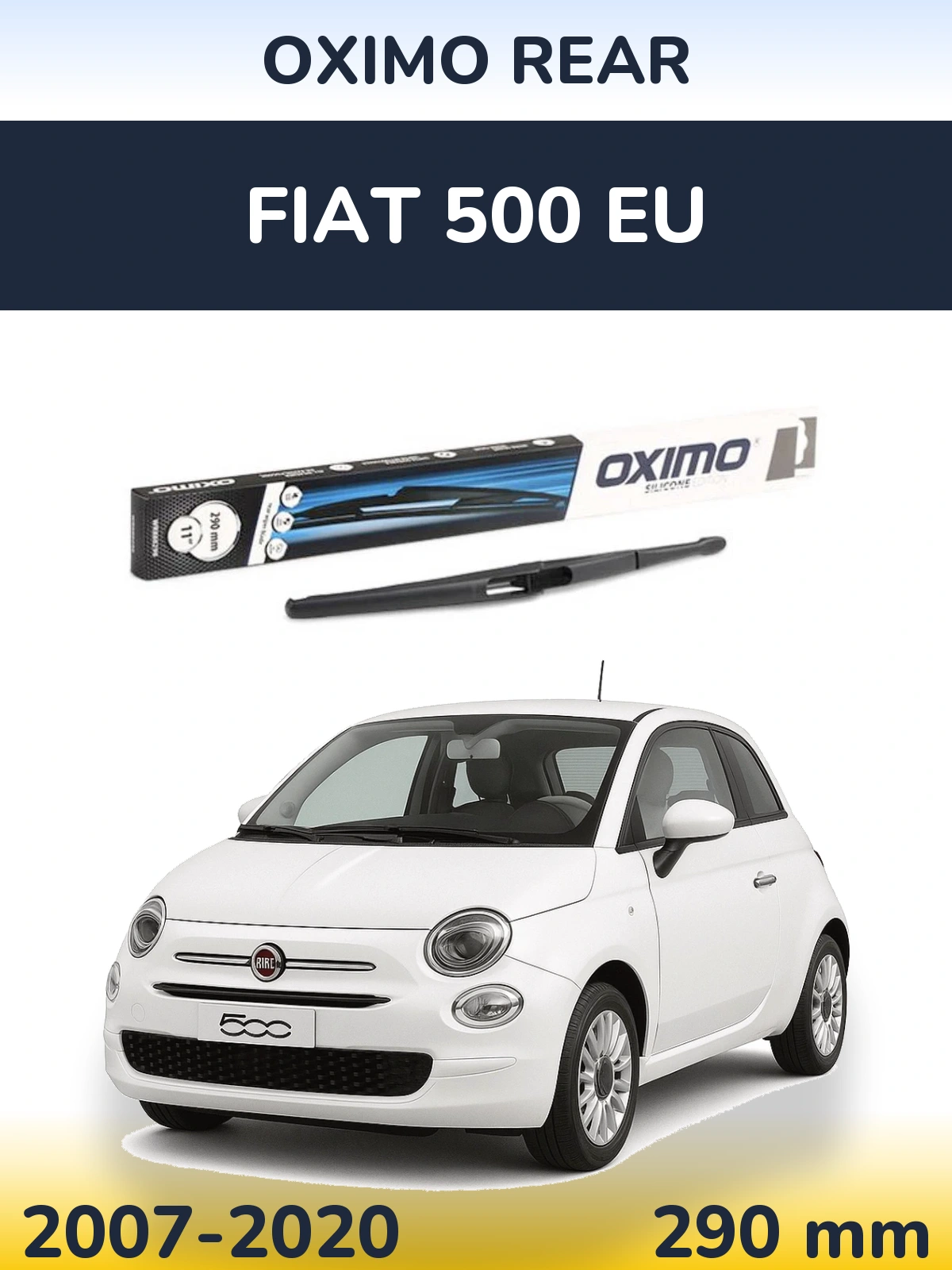 Tylna wycieraczka Oximo Rear 290 mm do Fiat 500 EU 2007-2020