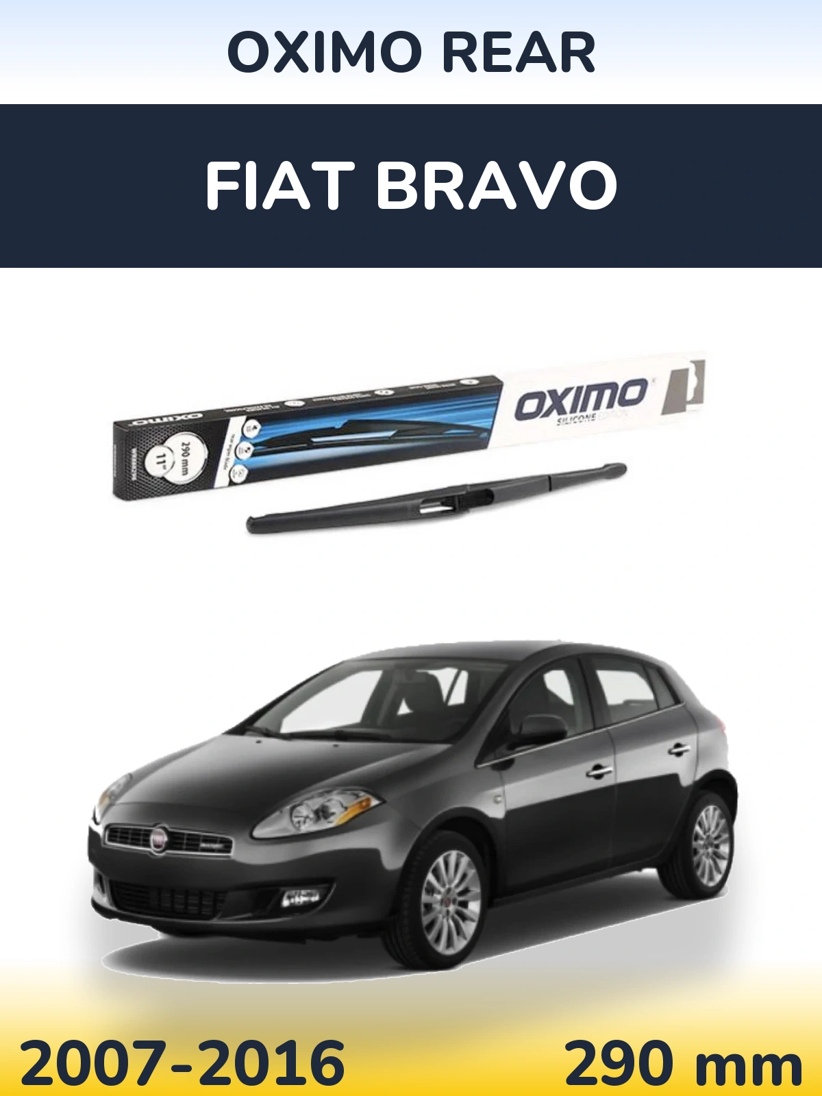 Задний дворник Oximo Rear 290 мм для Fiat Bravo 2007-2016