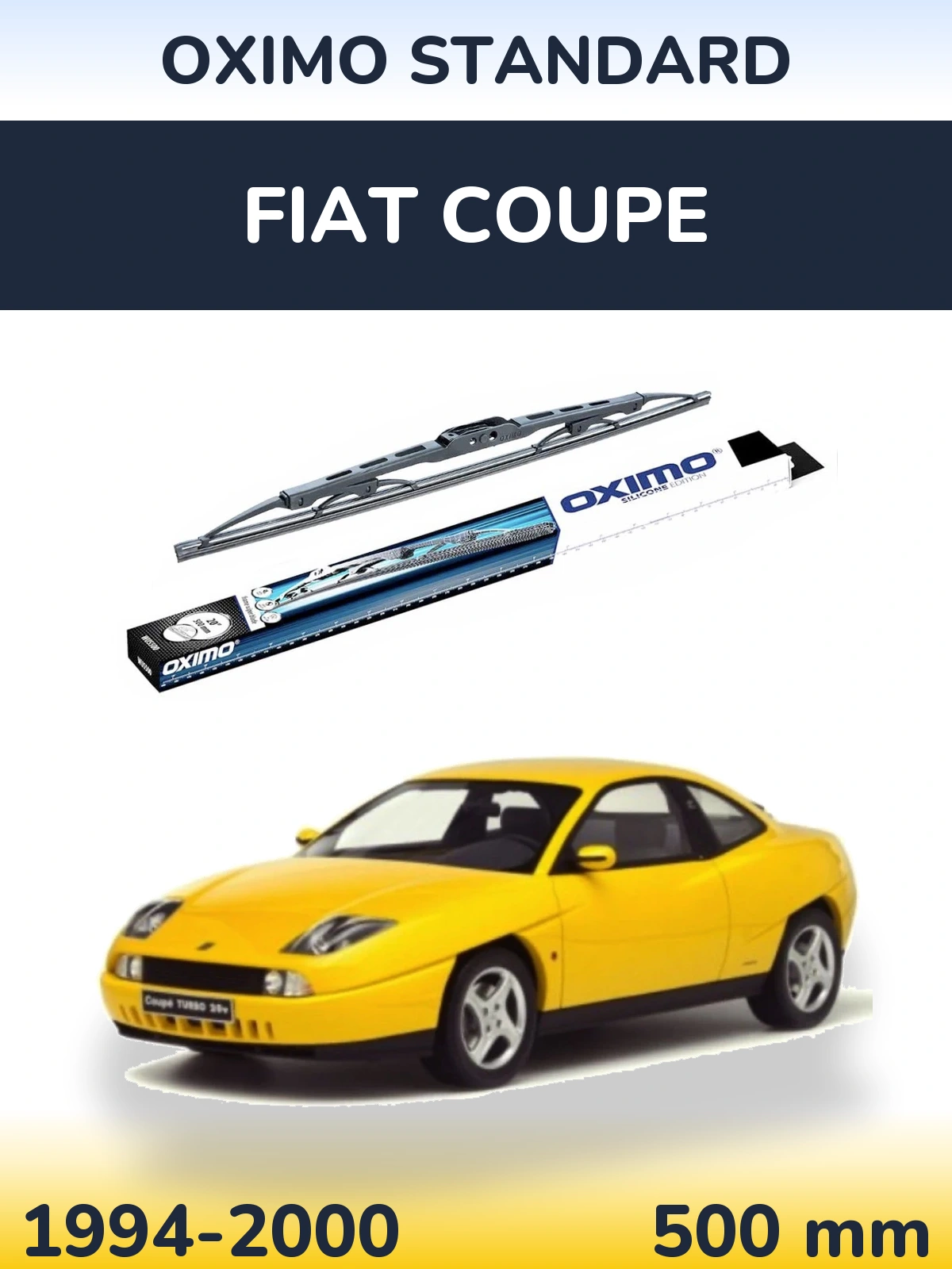 Tylna wycieraczka Oximo Standard 500 mm do Fiat Coupe 1994-2000