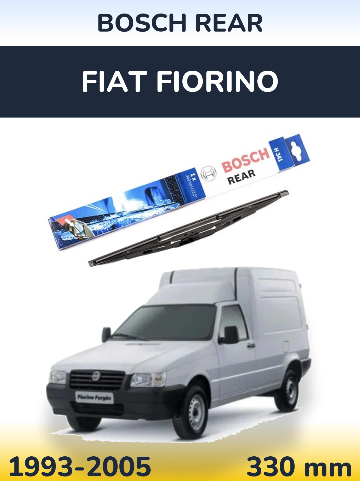 Tylna wycieraczka BOSCH Rear 340 mm do Fiat Fiorino 1993-2005