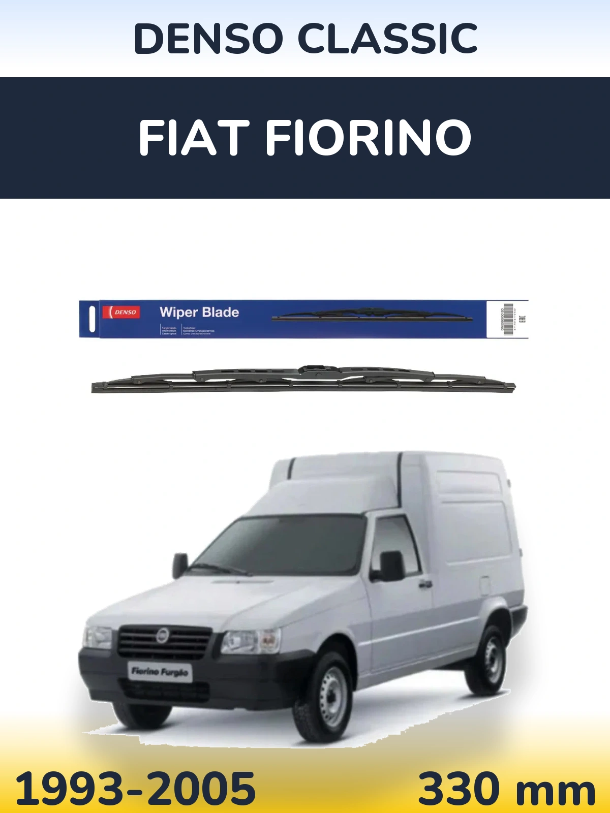 Tylna wycieraczka Denso Classic 330 mm do Fiat Fiorino 1993-2005