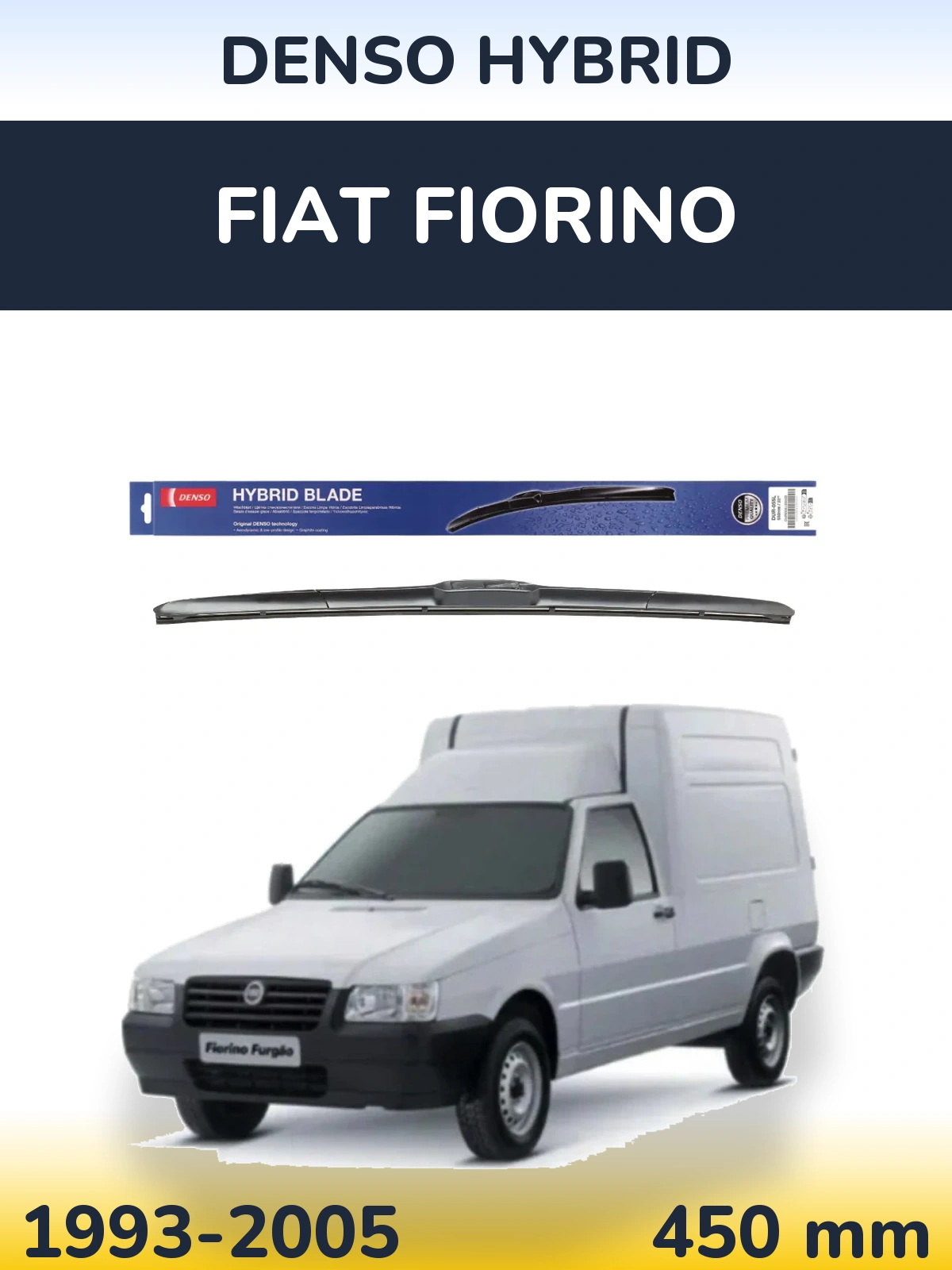 Przednia wycieraczka Denso Hybrid 450 mm do Fiat Fiorino 1993-2005