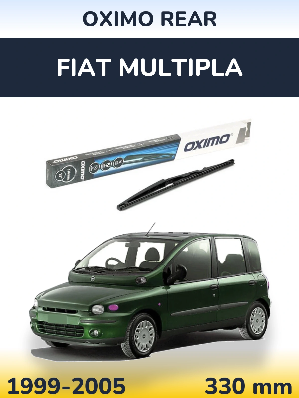 Задний дворник Oximo Rear 330 мм для Fiat Multipla 1999-2005