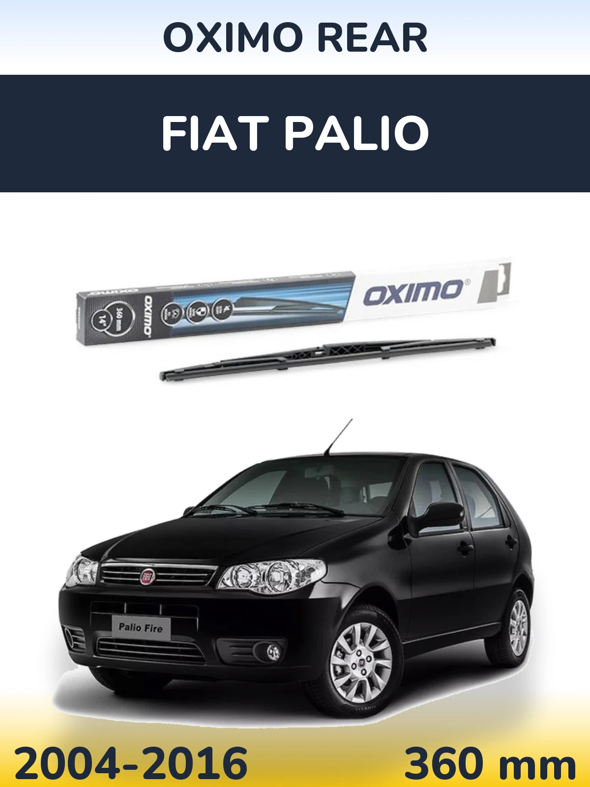 Задня щітка Oximo Rear 360 мм для Fiat Palio 2004-2016