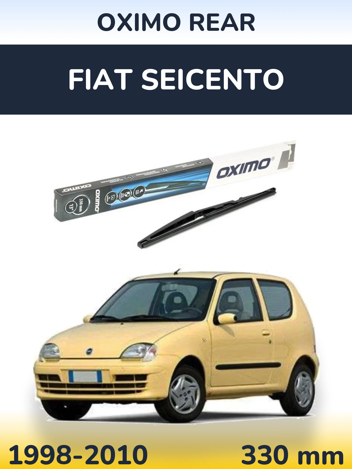 Задний дворник Oximo Rear 330 мм для Fiat Seicento 1998-2010