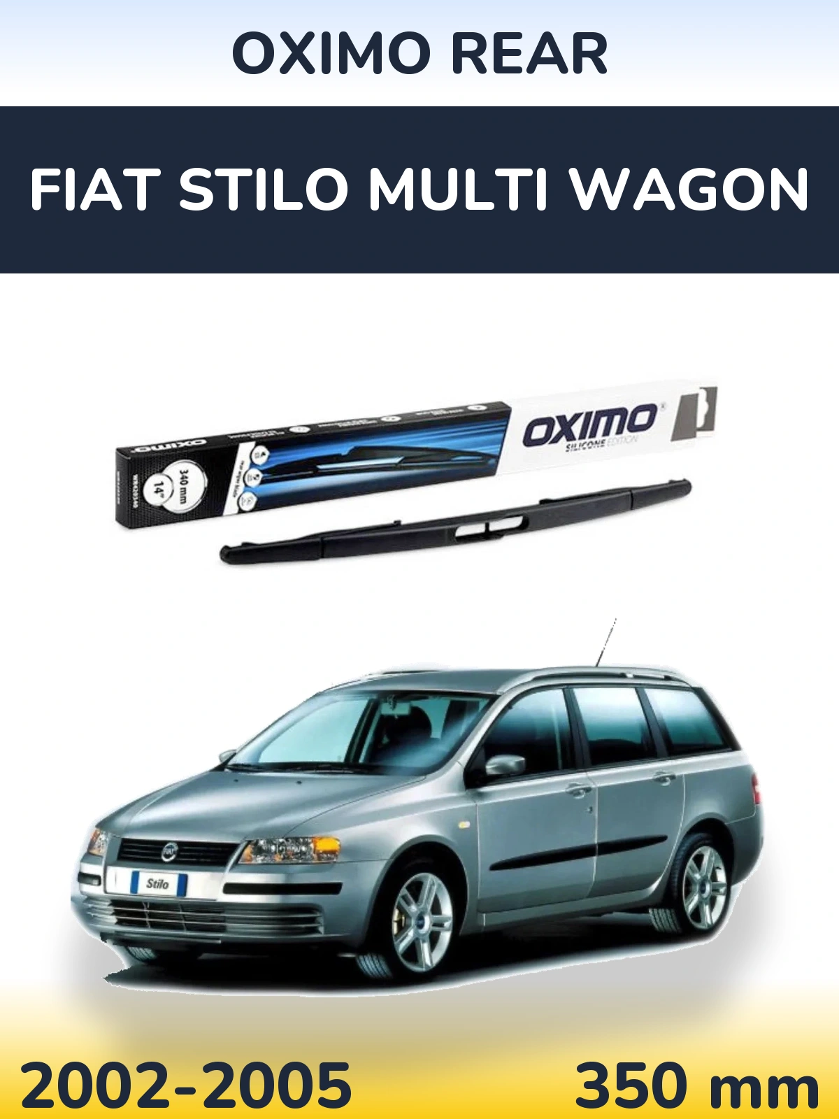 Tylna wycieraczka Oximo Rear 350 mm do Fiat Stilo Multi Wagon 2002-2005
