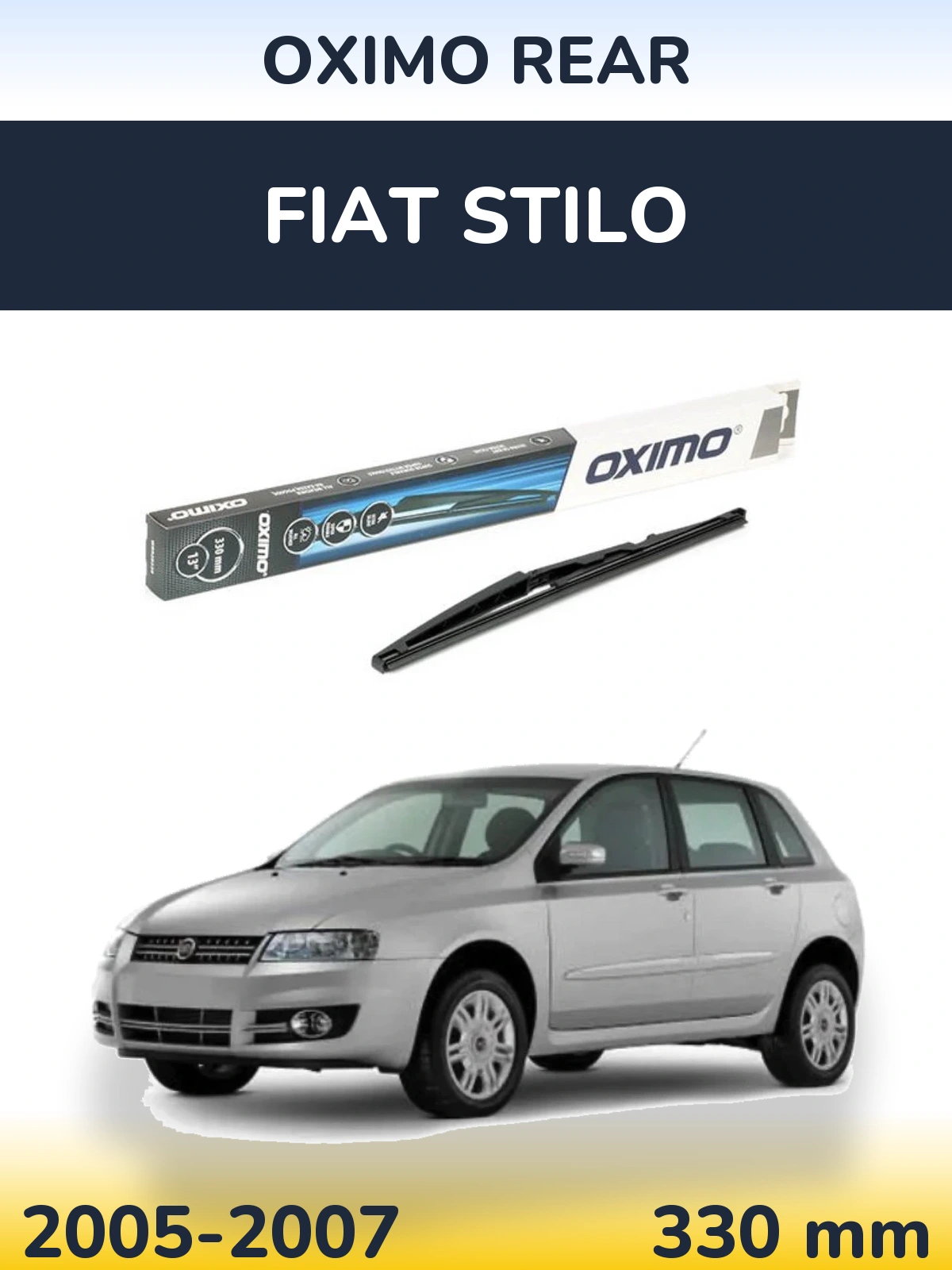 Задний дворник Oximo Rear 330 мм для Fiat Stilo 2005-2007