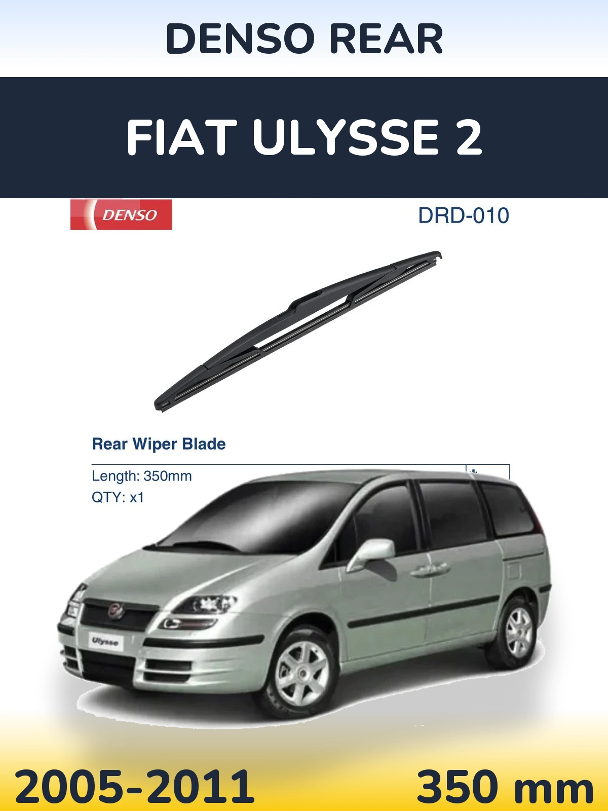 Tylna wycieraczka Denso Rear 350 mm do Fiat Ulysse 2 2005-2011