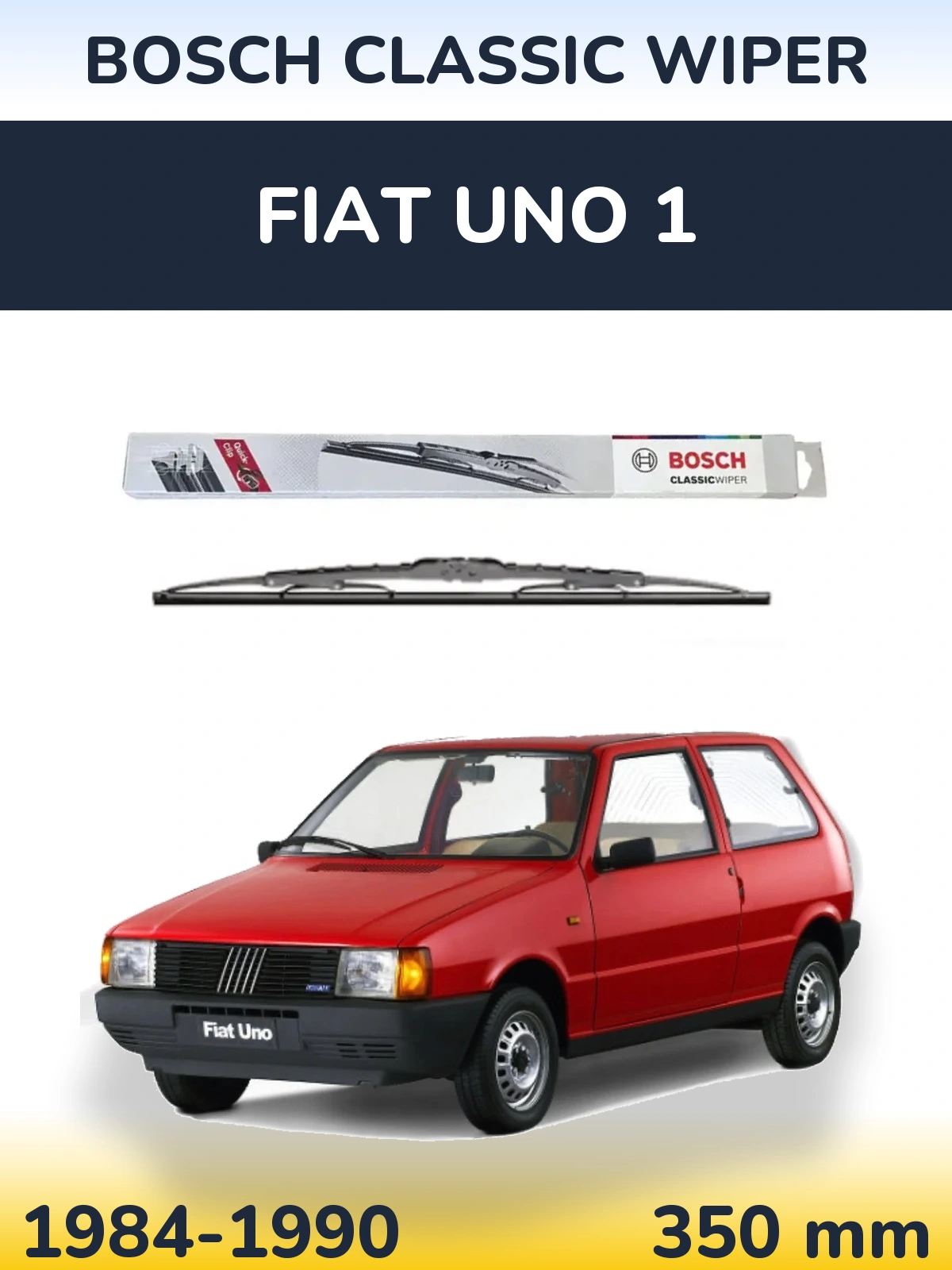 Задний дворник BOSCH Classic Wiper 340 мм для Fiat Uno 1 1984-1990