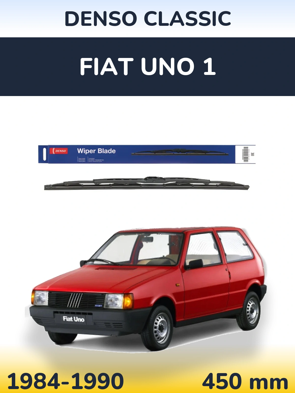 Przednia wycieraczka Denso Classic 450 mm do Fiat Uno 1 1984-1990