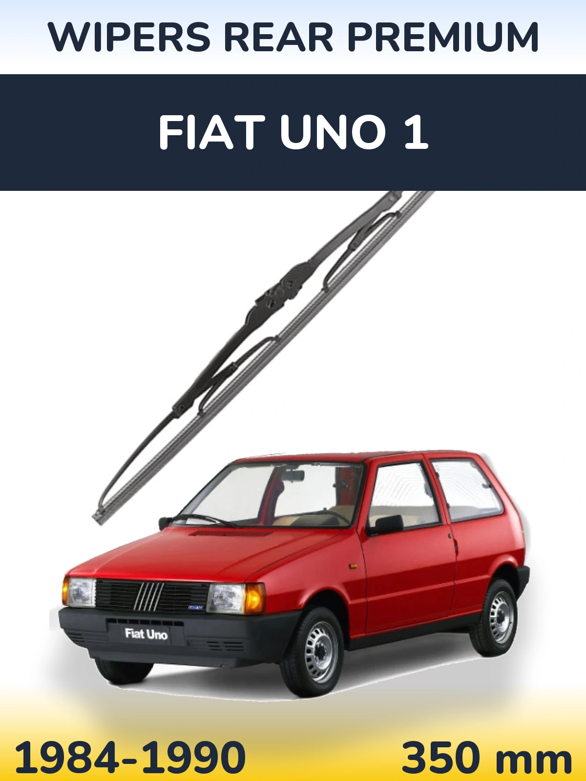 Tylna wycieraczka WIPERS REAR PREMIUM 350 mm do Fiat Uno 1 1984-1990