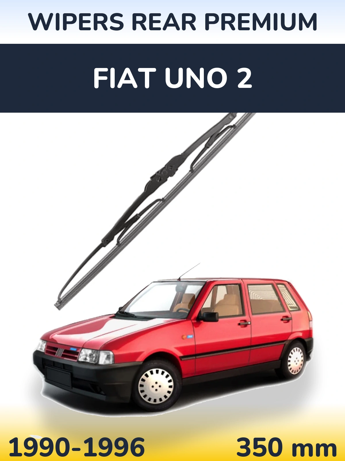 Tylna wycieraczka WIPERS REAR PREMIUM 350 mm do Fiat Uno 2 1990-1996