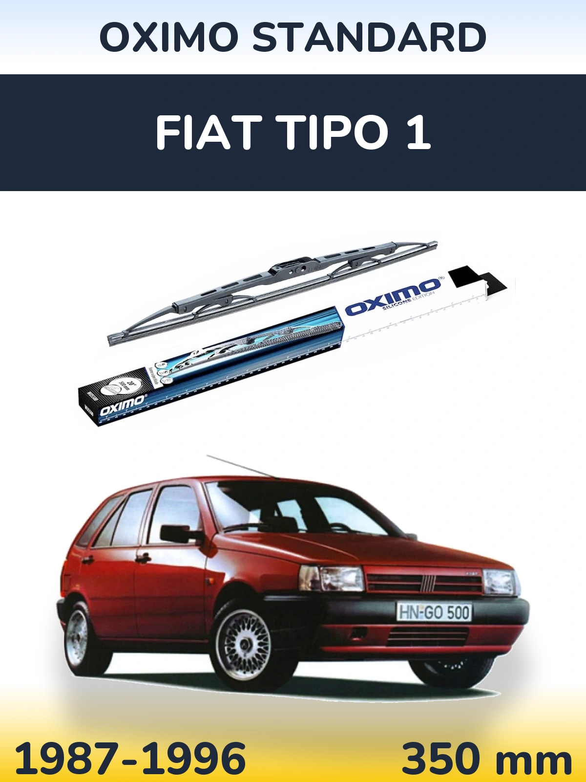 Задний дворник Oximo Standard 350 мм для Fiat Tipo 1 1987-1996