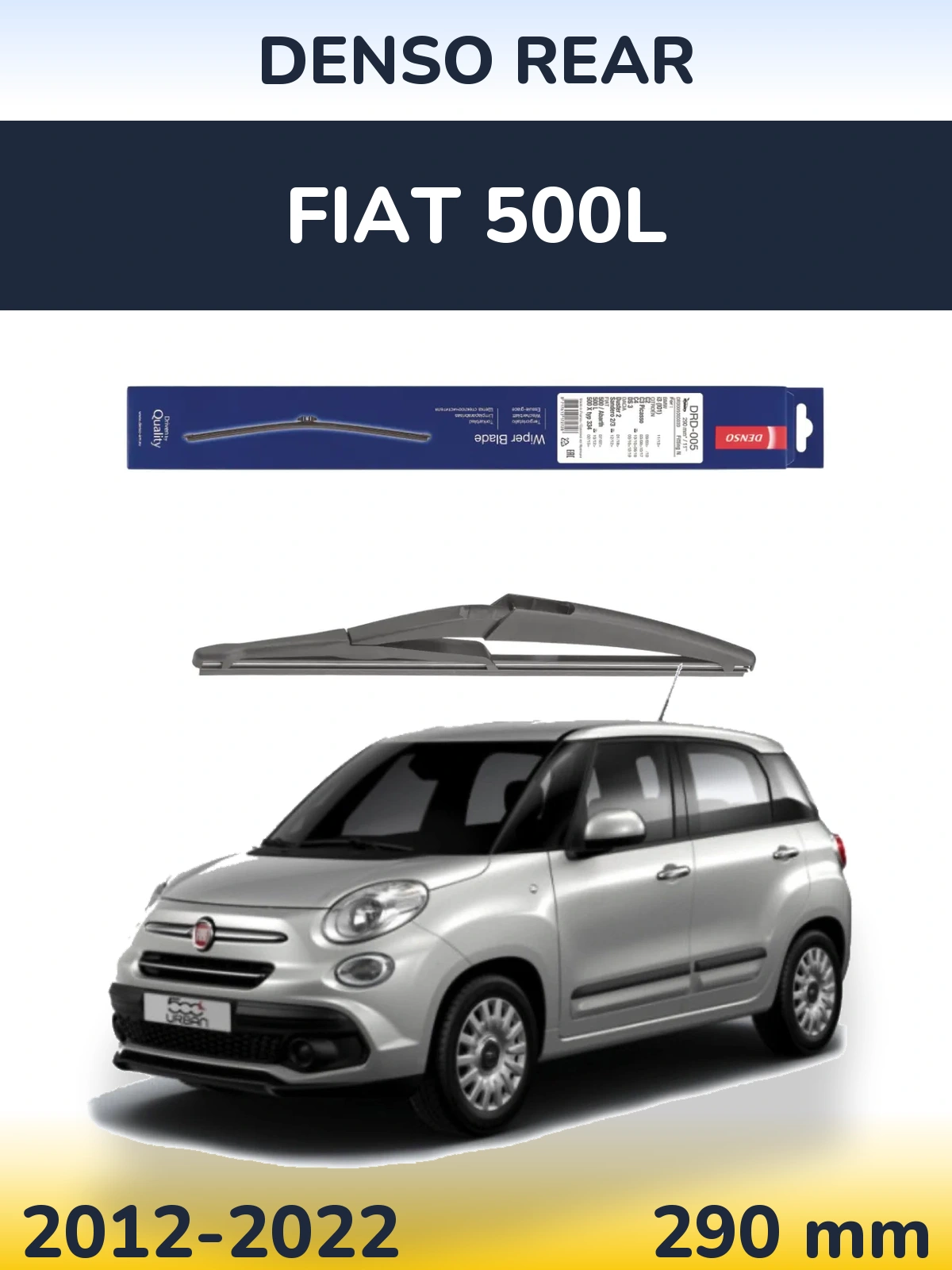Tylna wycieraczka Denso Rear 290 mm do Fiat 500L 2012-2022