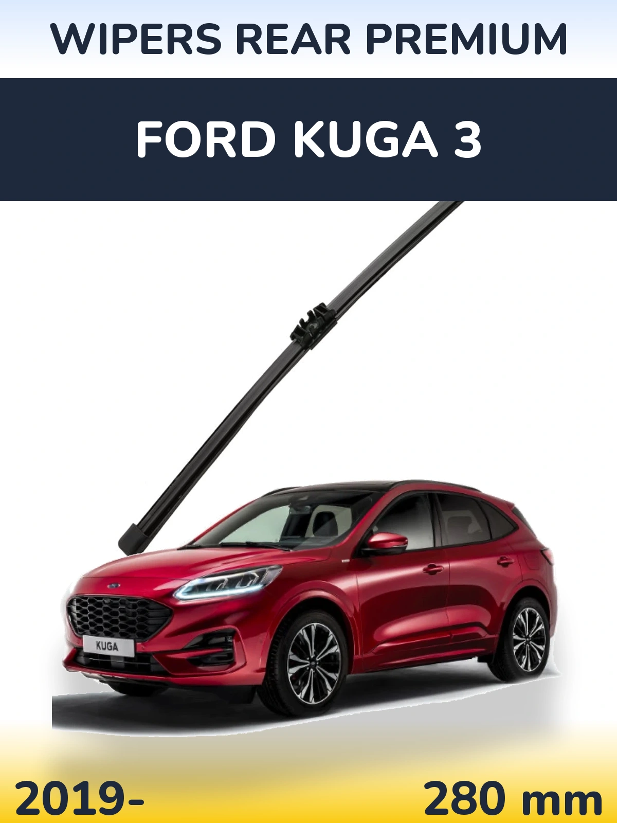 Tylna wycieraczka WIPERS REAR PREMIUM 280 mm do Ford Kuga 3 2019-2026