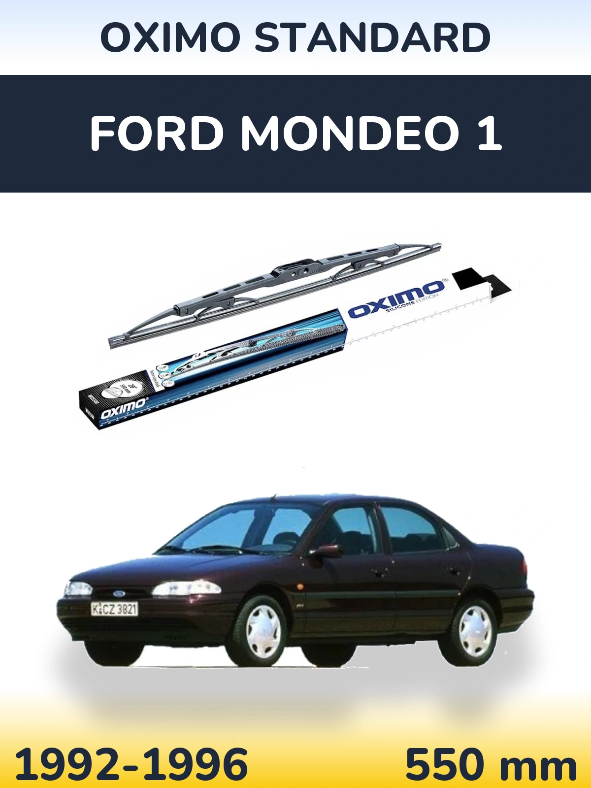 Tylna wycieraczka Oximo Standard 550 mm do Ford Mondeo 1 1992-1996