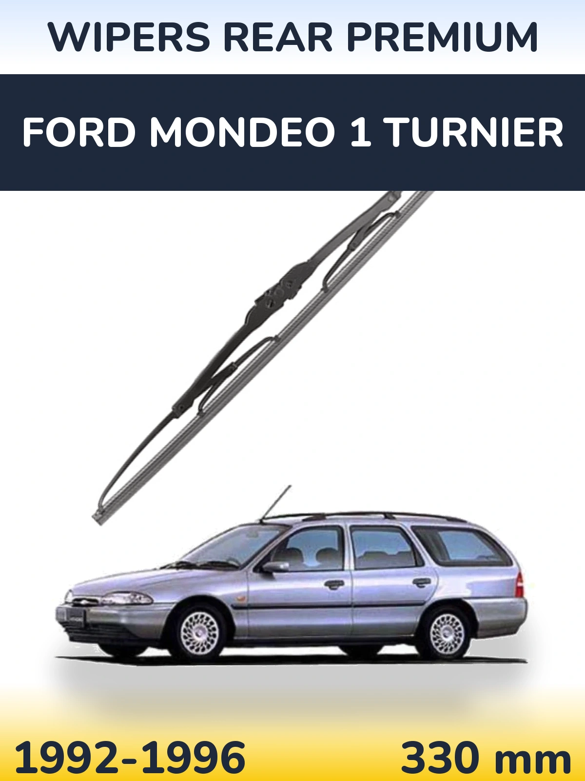 Tylna wycieraczka WIPERS REAR PREMIUM 330 mm do Ford Mondeo 1 Turnier 1992-1996