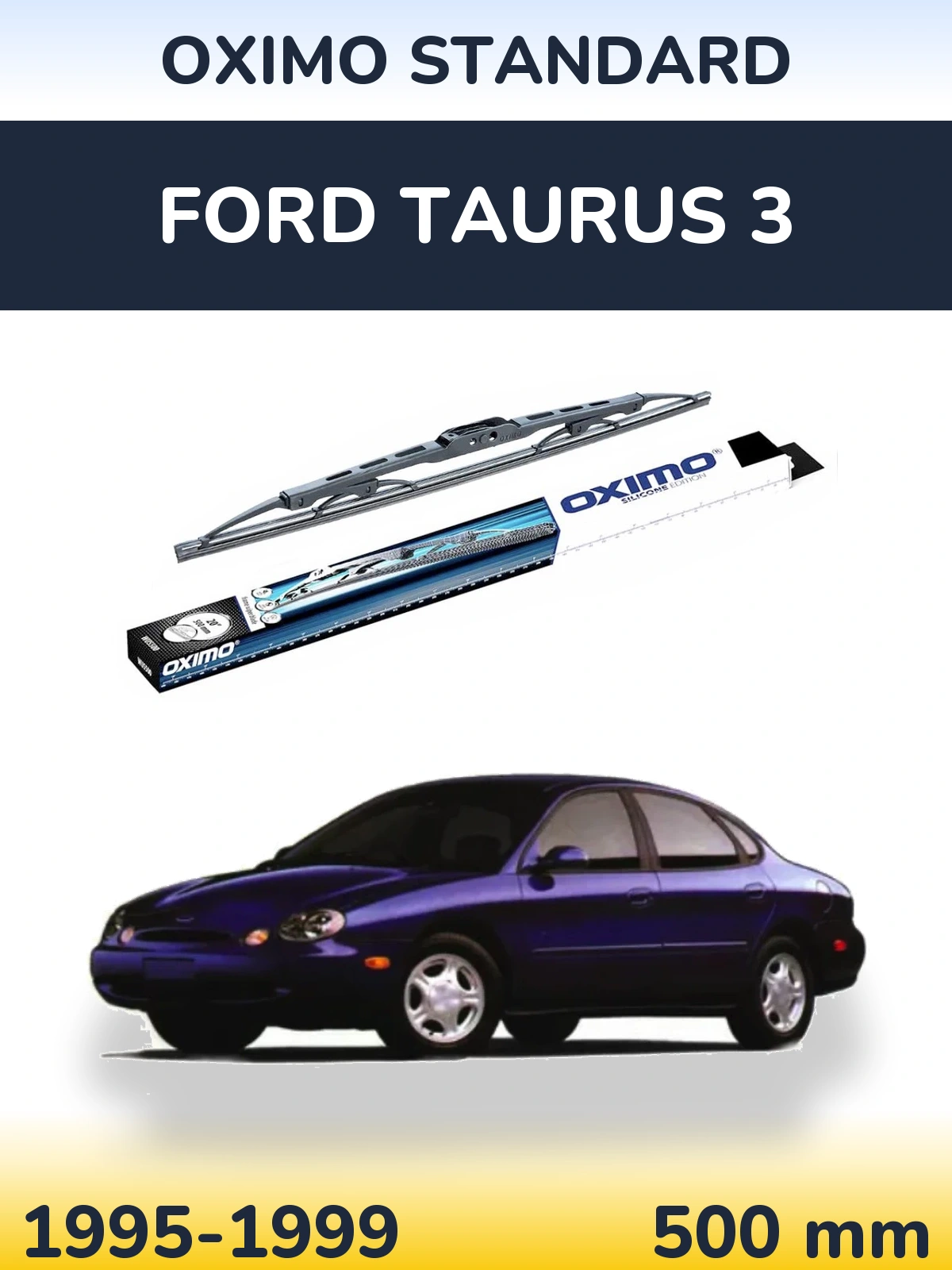 Tylna wycieraczka Oximo Standard 500 mm do Ford Taurus 3 1995-1999