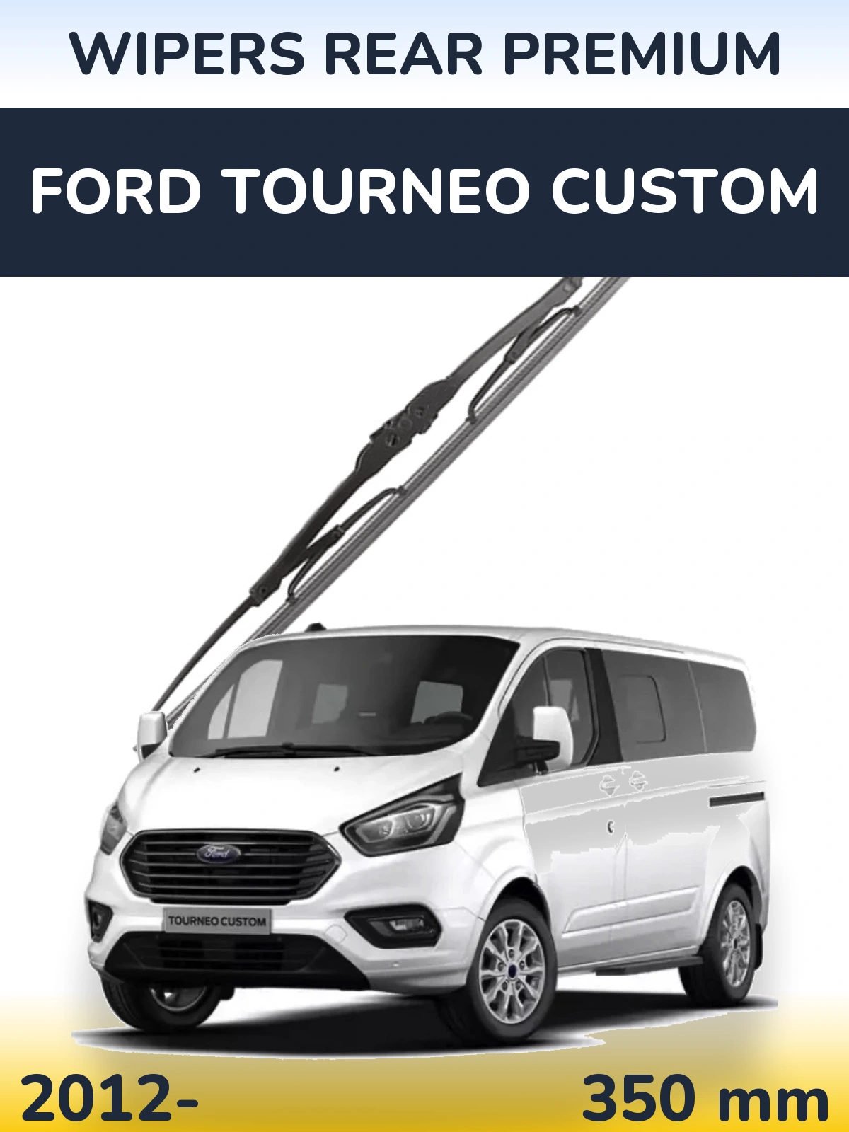 Задний дворник WIPERS REAR PREMIUM 350 мм для Ford Tourneo Custom 2012-2026