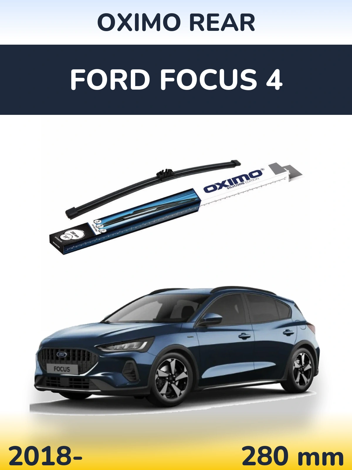 Tylna wycieraczka Oximo Rear 280 mm do Ford Focus 4 2018-2026