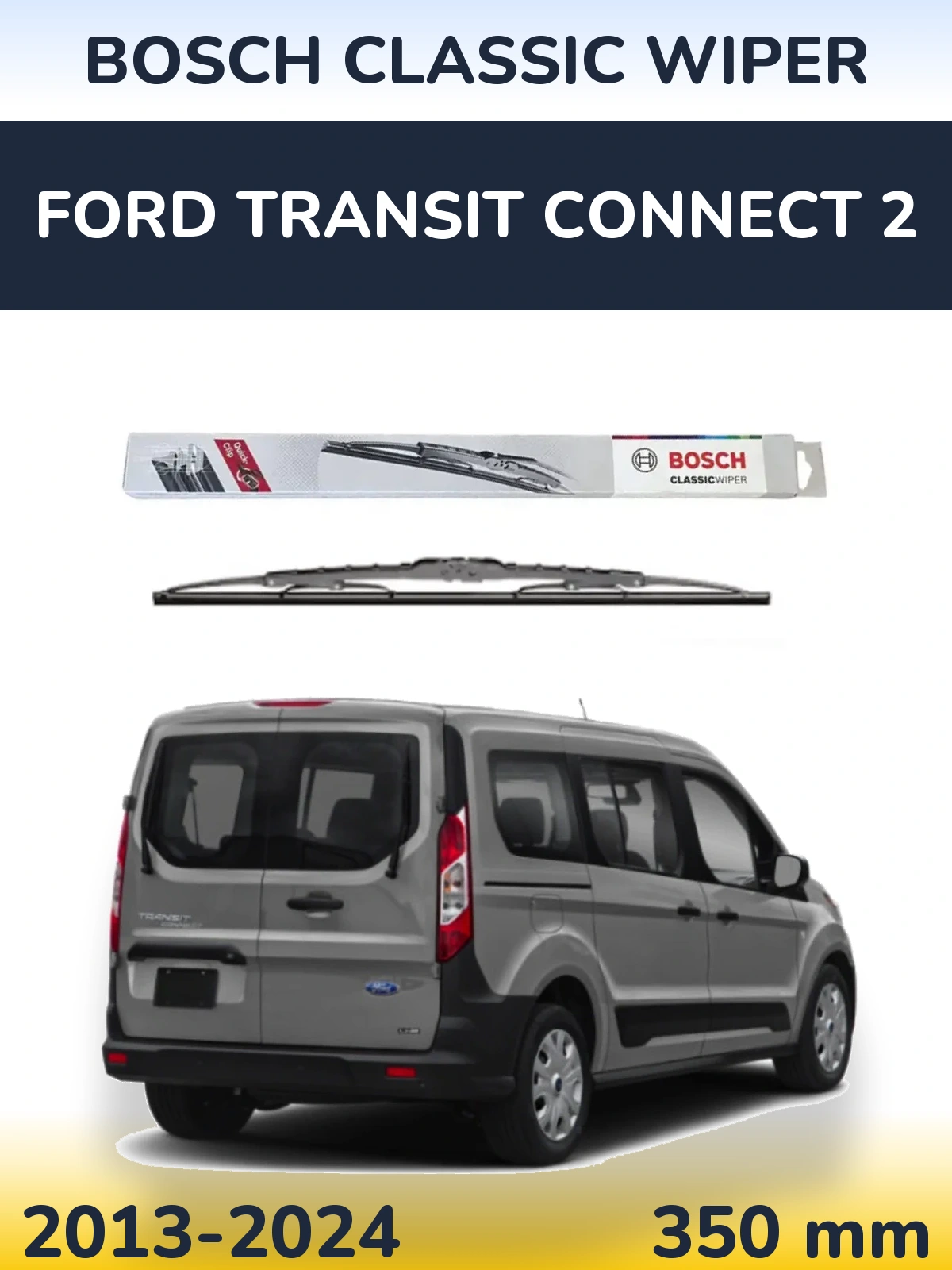 Tylna wycieraczka BOSCH Classic Wiper 340 mm do Ford Transit Connect 2 2013-2024