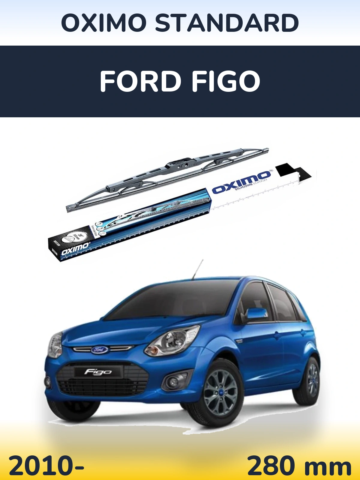 Tylna wycieraczka Oximo Standard 275 mm do Ford Figo 2010-2026