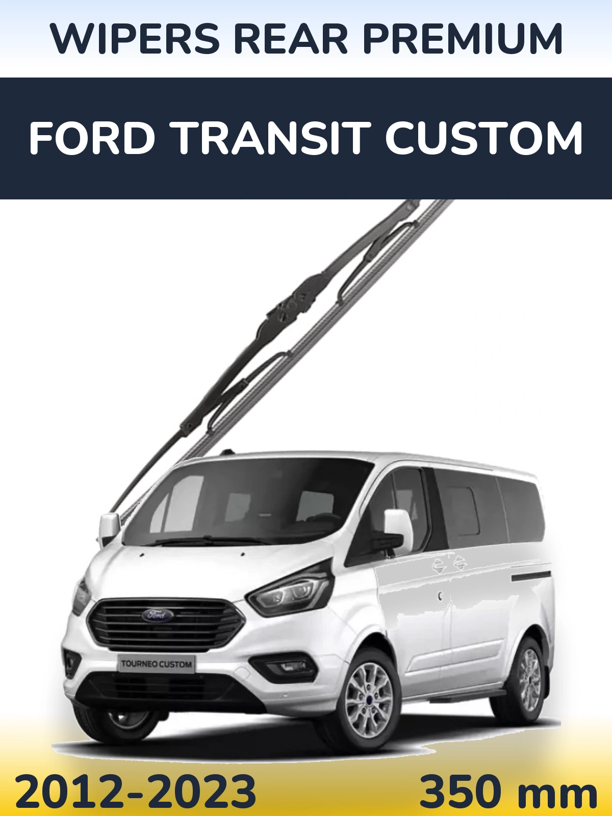 Задний дворник WIPERS REAR PREMIUM 350 мм для Ford Transit Custom 2012-2023