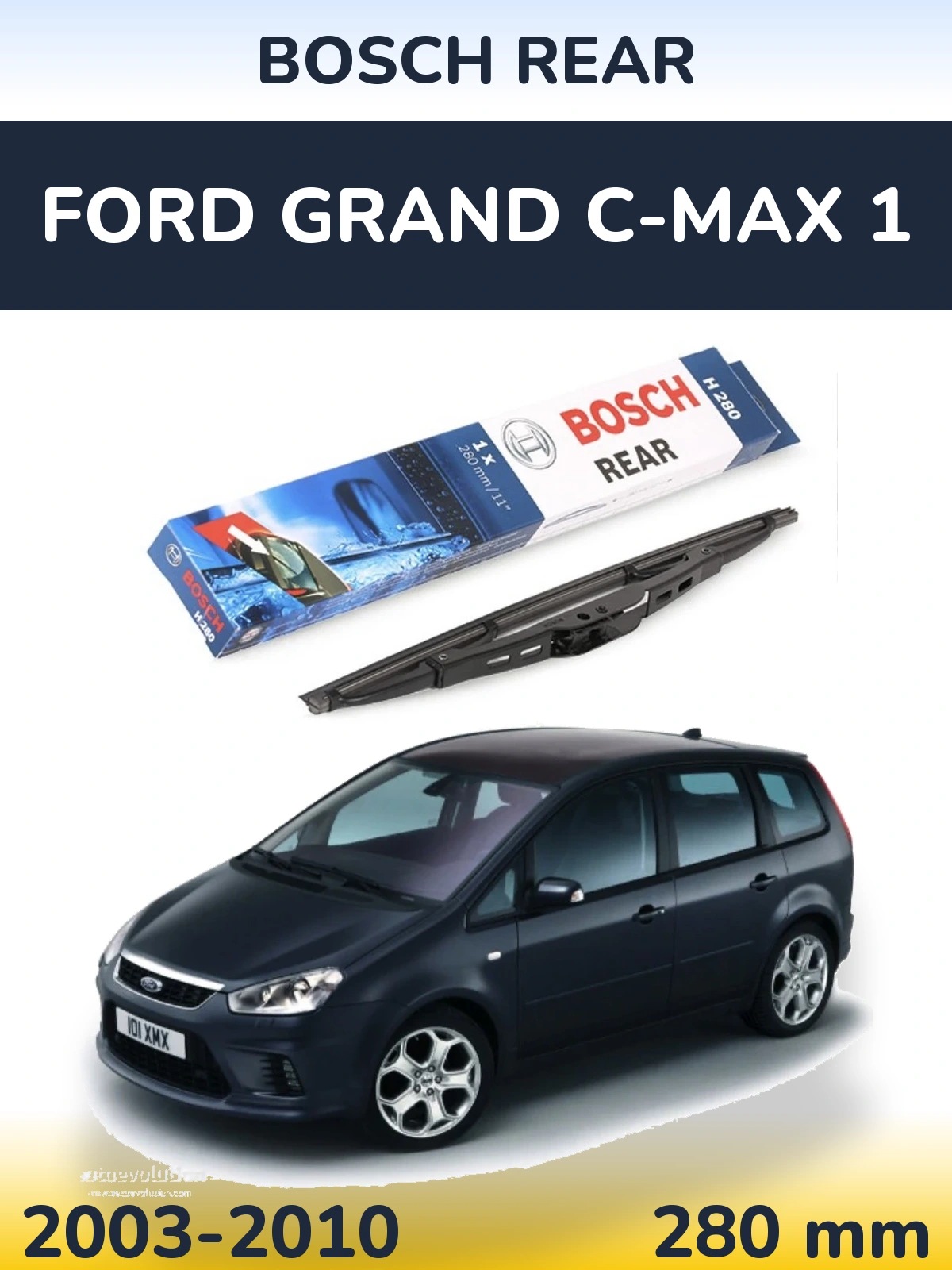 Tylna wycieraczka BOSCH Rear 280 mm do Ford Grand C-MAX 1 2003-2010