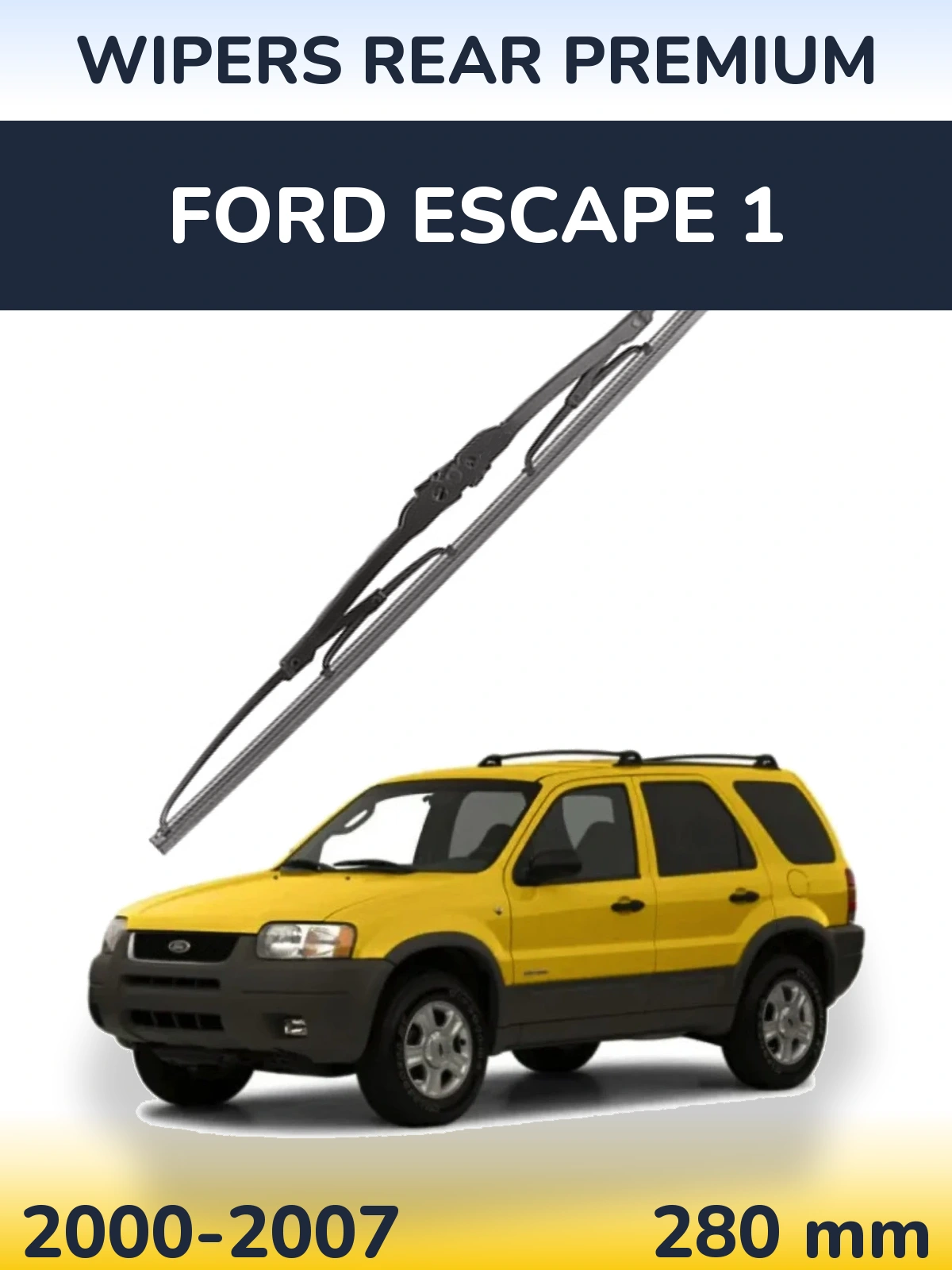 Rear wiper blade WIPERS REAR PREMIUM 280 mm for Ford Escape 1 2000-2007