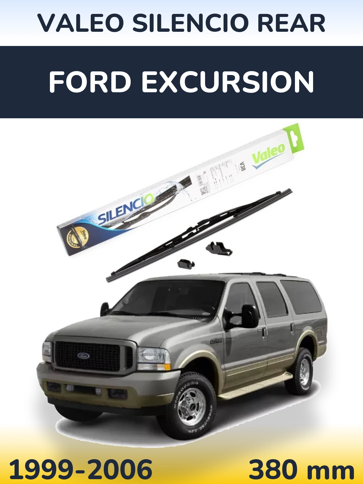 Tylna wycieraczka Valeo Silencio Rear 380 mm do Ford Excursion 1999-2006